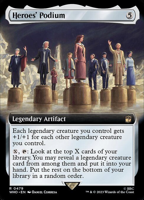 Heroes' Podium (Extended Art) - Universes Beyond: Doctor Who - R - 479