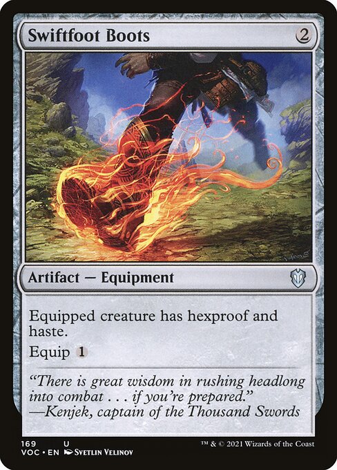 Swiftfoot Boots - Commander: Innistrad: Crimson Vow - U - 169