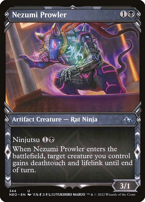 Nezumi Prowler (Showcase) - Kamigawa: Neon Dynasty - U - 344