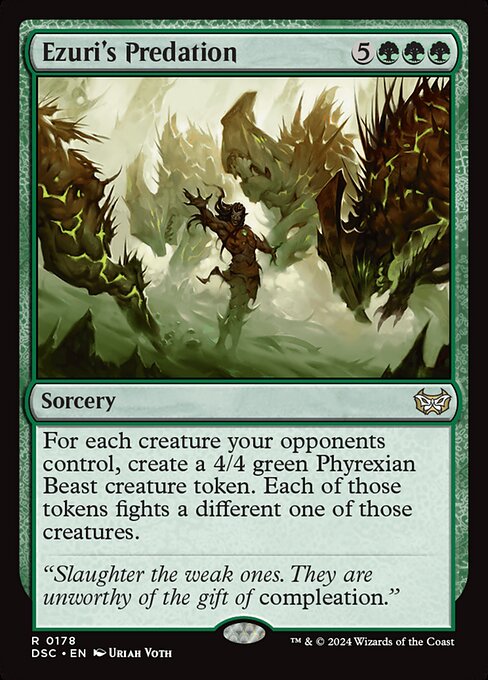 Ezuri's Predation - Commander: Duskmourn: House of Horror - R - 178