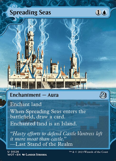 Spreading Seas - Wilds of Eldraine: Enchanting Tales - U - 26