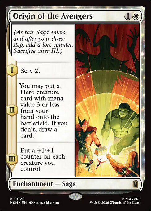 Origin of the Avengers - Marvel Super Heroes - R - 28