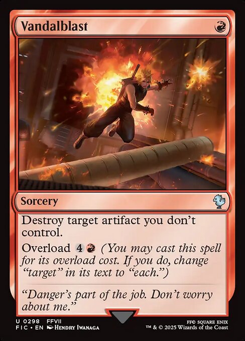 Vandalblast (Surge Foil) - Commander: FINAL FANTASY - U - 298