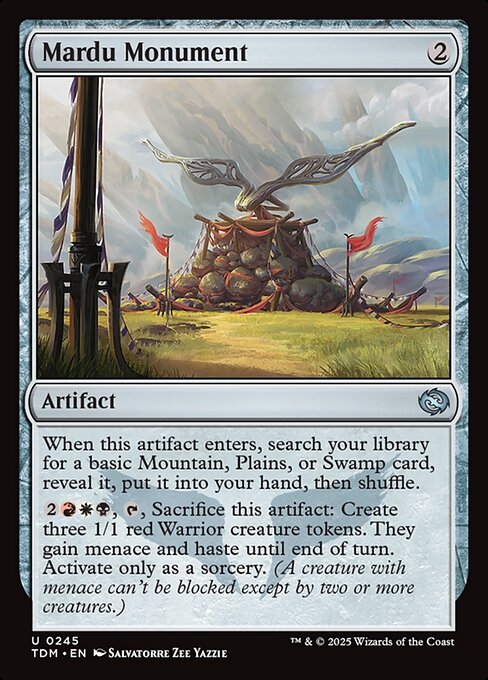 Mardu Monument - Tarkir: Dragonstorm - U - 245