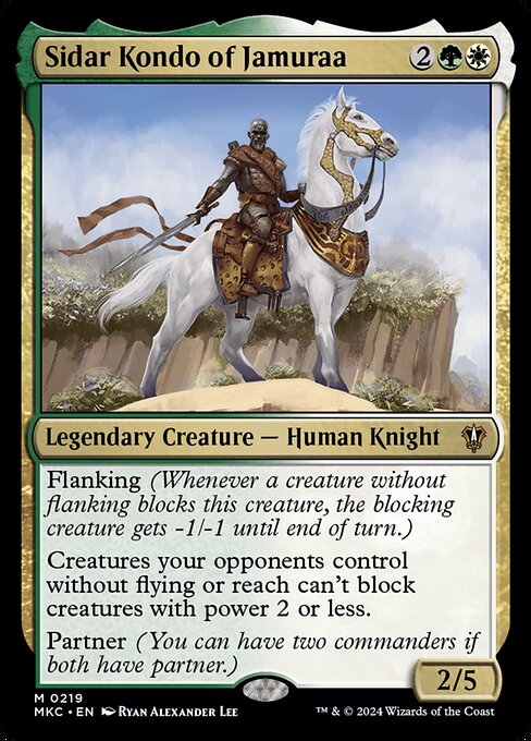Sidar Kondo of Jamuraa - Commander: Murders at Karlov Manor - M - 219