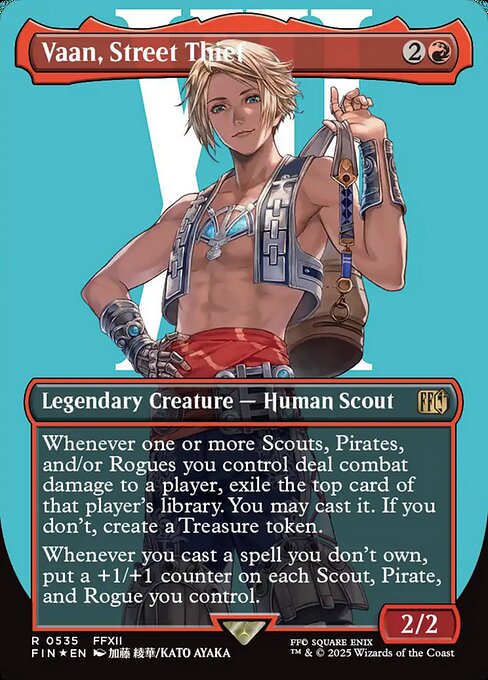 Vaan, Street Thief (Borderless) (Surge Foil) - FINAL FANTASY - R - 535