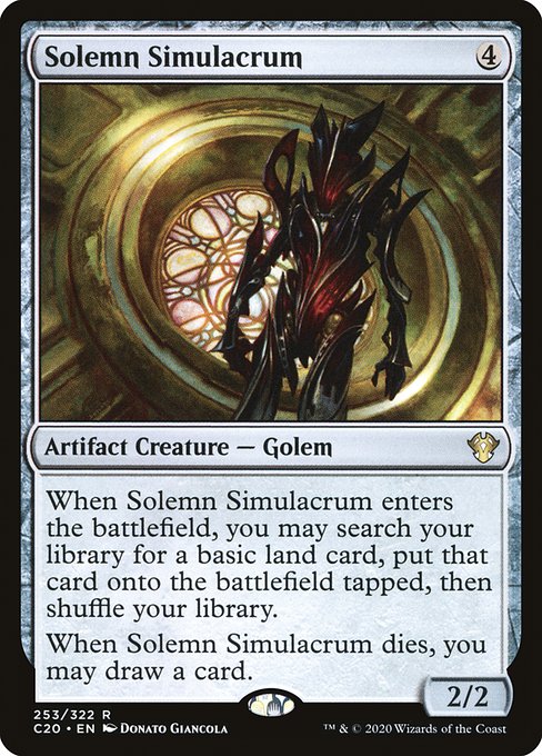 Solemn Simulacrum - Commander 2020 - R - 253