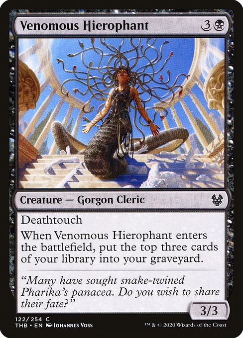 Venomous Hierophant - Theros Beyond Death - C - 122