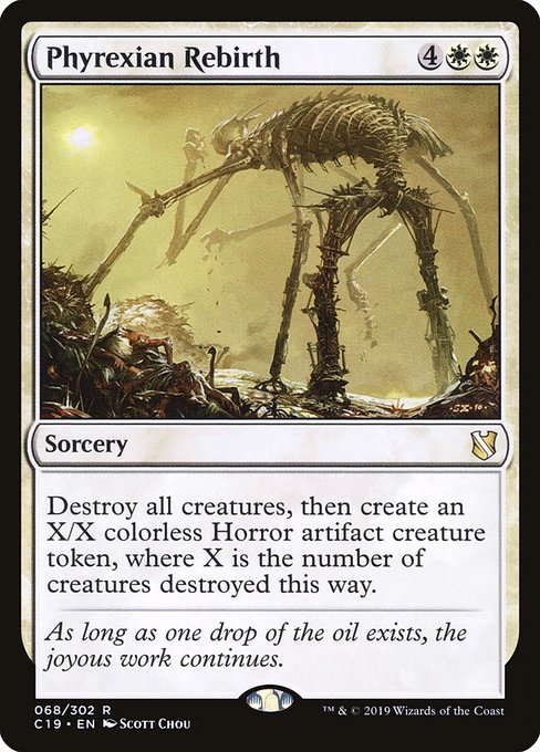 Phyrexian Rebirth - Commander 2019 - R - 68