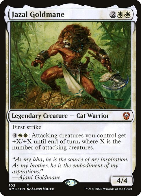 Jazal Goldmane - Commander: Dominaria United - M - 102