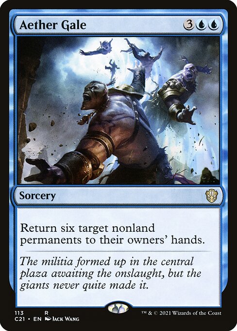 Aether Gale - Commander 2021 - R - 113