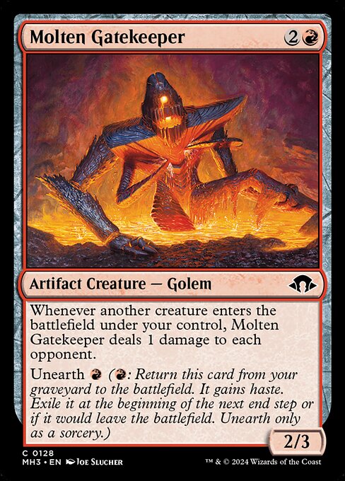 Molten Gatekeeper - Modern Horizons 3 - C - 128