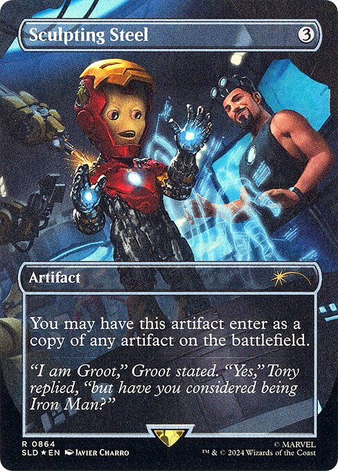 Sculpting Steel (Rainbow Foil) - Secret Lair Drop Series - R - 864