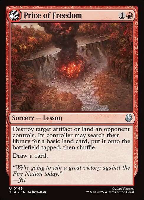 Price of Freedom - Avatar: The Last Airbender - U - 149