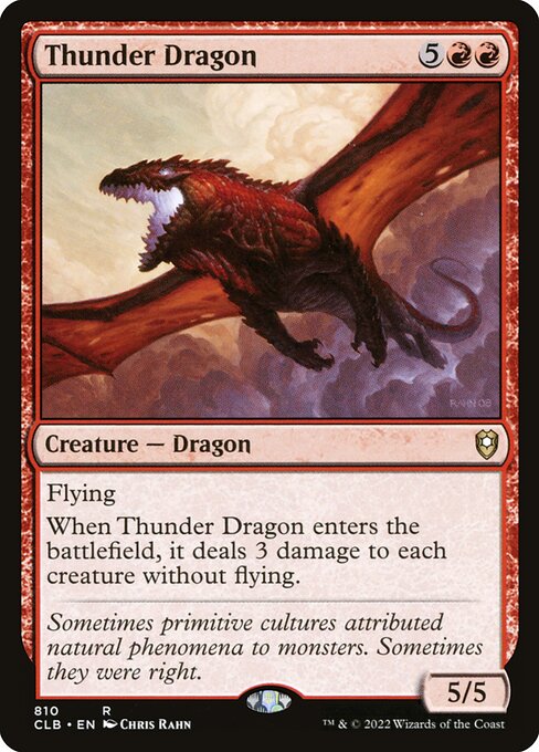 Thunder Dragon - Commander Legends: Battle for Baldur's Gate - R - 810