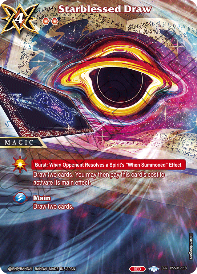 Starblessed Draw (SPR) - Dawn of History - Special Rare - BSS01-118