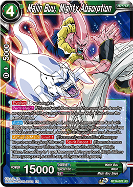 Majin Buu, Mighty Absorption - Cross Spirits - Uncommon - BT14-078