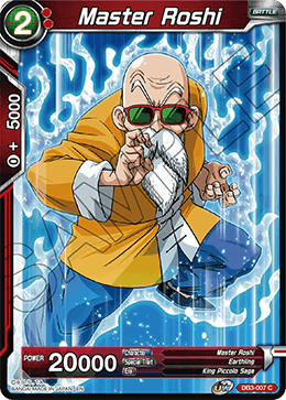 Master Roshi - Draft Box 06 - Giant Force - Common - DB3-007