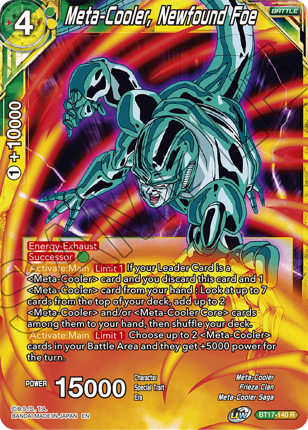 Meta-Cooler, Newfound Foe - Ultimate Squad - Rare - BT17-140