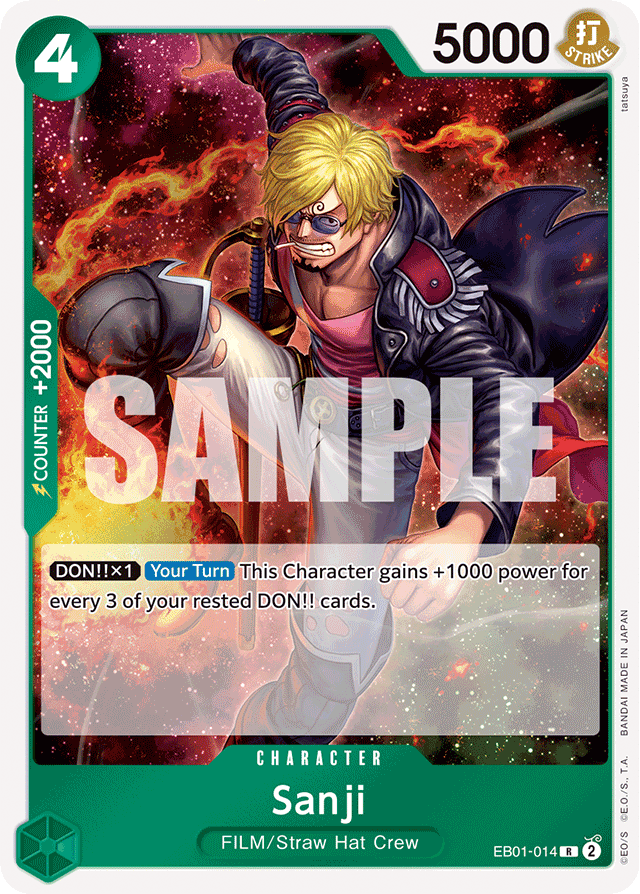 Sanji - Extra Booster: Memorial Collection - R - EB01-014