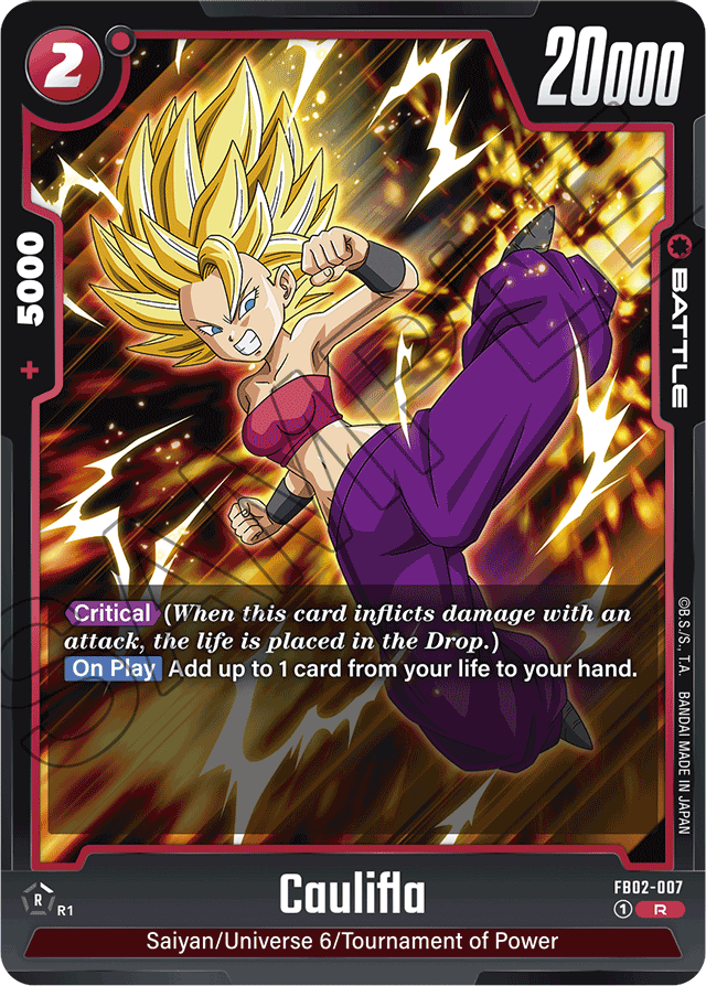 Caulifla - FB02-007 - Blazing Aura - Rare - FB02-007