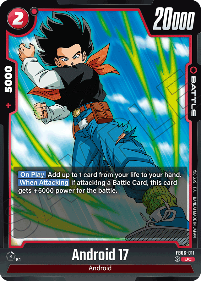 Android 17 - FB06-011 - Rivals Clash - Uncommon - FB06-011