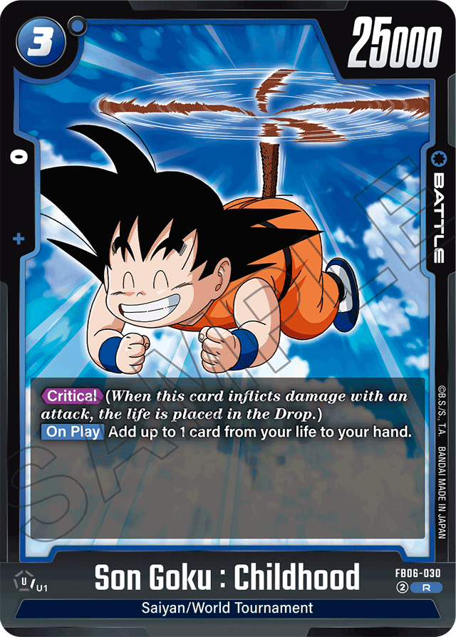 Son Goku : Childhood - Rivals Clash - Rare - FB06-030