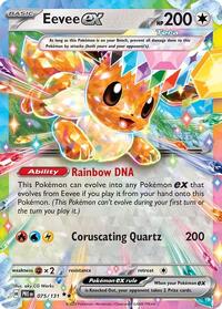 Eevee ex - 075/131 - SV: Prismatic Evolutions - Double Rare - 075/131