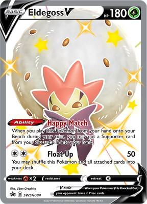 Eldegoss V - SWSH084 - SWSH: Sword & Shield Promo Cards - Promo - SWSH084