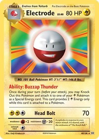 Electrode - XY - Evolutions - Rare - 40/108