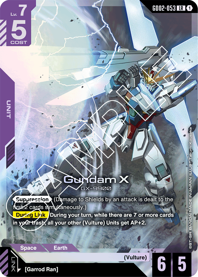 Gundam X (GD02-053) - Dual Impact - Legend Rare - GD02-053