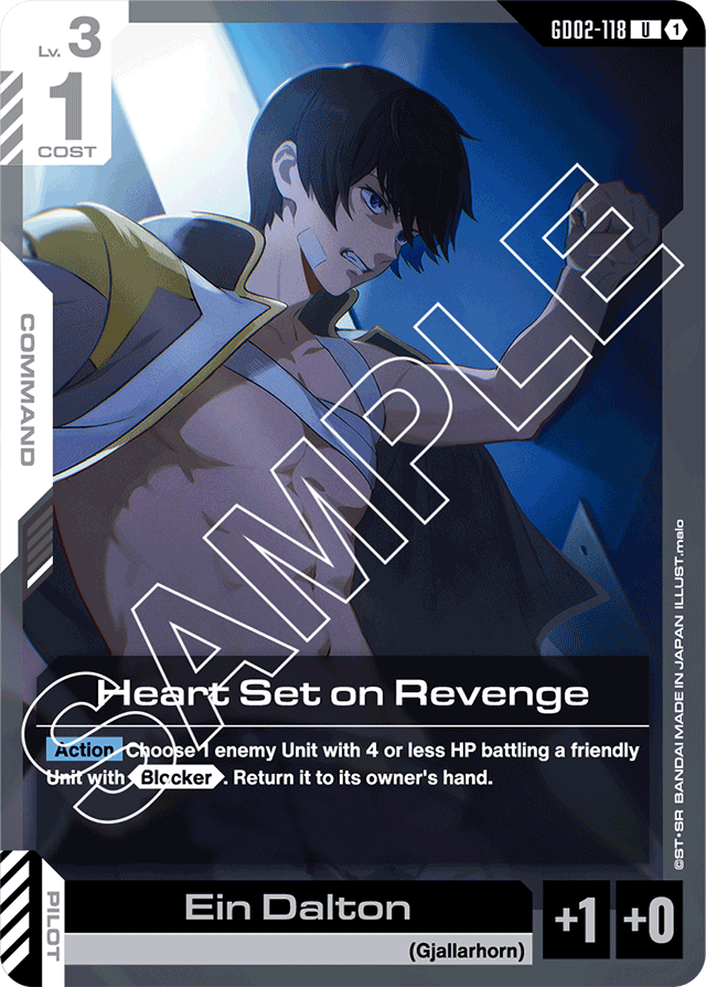 Heart Set on Revenge - Dual Impact - Uncommon - GD02-118