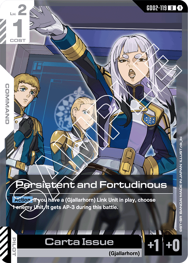 Persistent and Fortudinous - Dual Impact - Uncommon - GD02-119