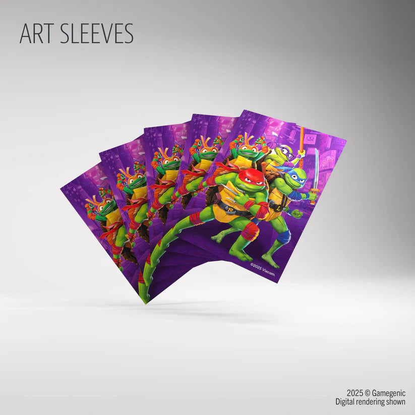 TMNT Premium Art Sleeves - Turtle Power Gamegenic