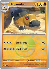 Hippowdon (Poke Ball Pattern) - SV: Prismatic Evolutions - Common - 053/131