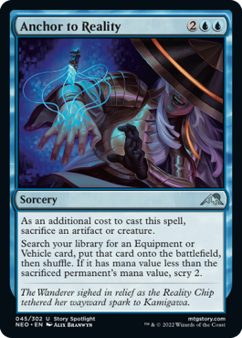 Anchor to Reality - Kamigawa: Neon Dynasty - U - 45