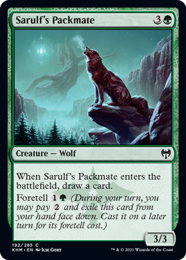 Sarulf's Packmate - Kaldheim - C - 192