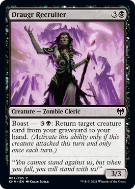 Draugr Recruiter - Kaldheim - C - 87
