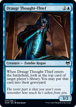 Draugr Thought-Thief - Kaldheim - C - 55