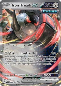 Iron Treads ex - SV: Paldean Fates - Double Rare - 066/091