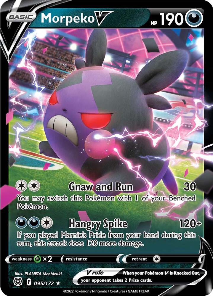 Morpeko V - SWSH09: Brilliant Stars - Ultra Rare - 095/172