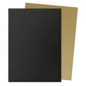 Dragon Shield Black & Gold-Matte Dual Sleeves