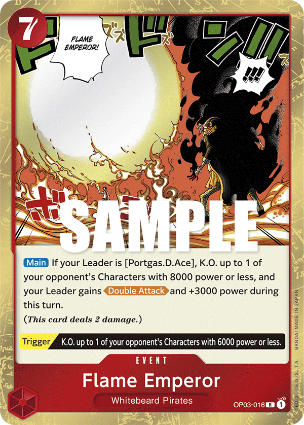 Flame Emperor - Pillars of Strength - R - OP03-016