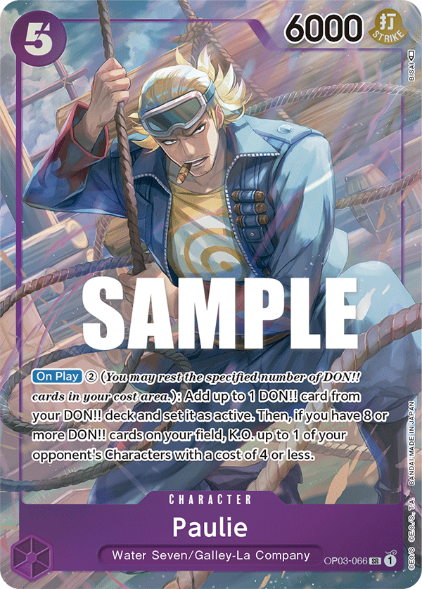 Paulie (Alternate Art) - Pillars of Strength - SR - OP03-066