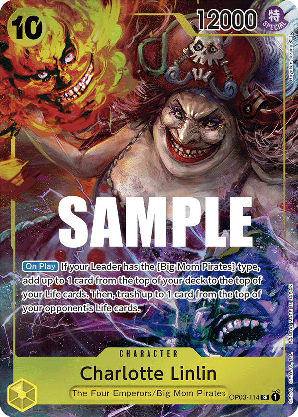 Charlotte Linlin (114) (Alternate Art) - Pillars of Strength - SR - OP03-114