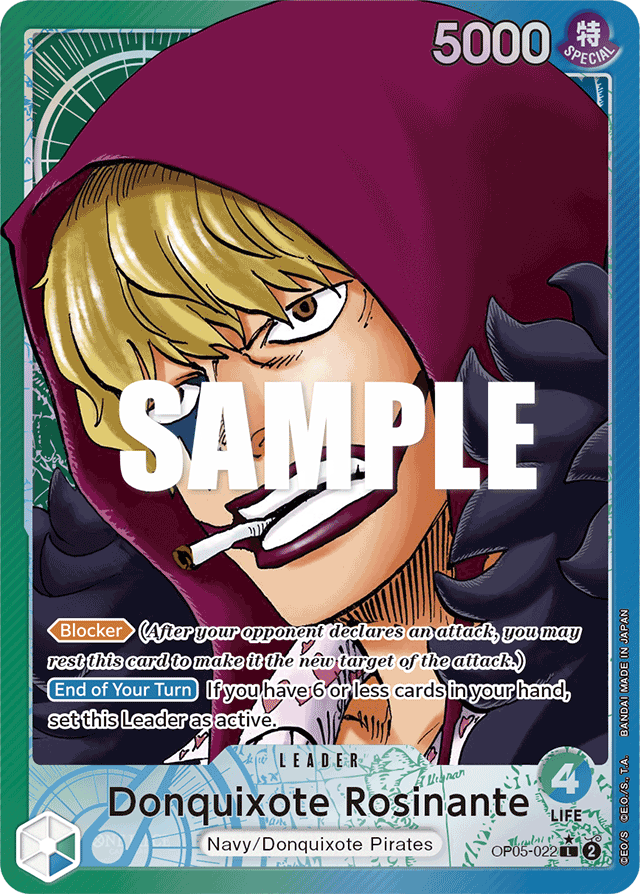 Donquixote Rosinante (022) (Alternate Art) - Awakening of the New Era - L - OP05-022