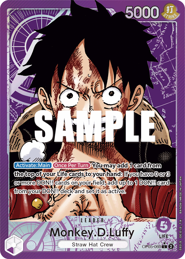 Monkey.D.Luffy (060) (Alternate Art) - Awakening of the New Era - L - OP05-060