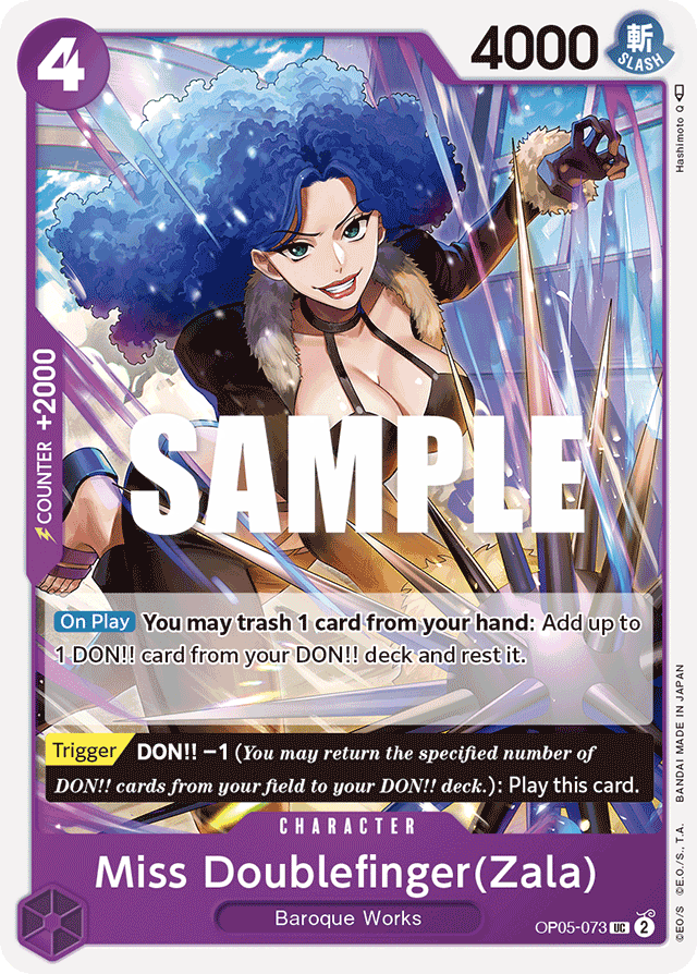 Miss Doublefinger(Zala) - Awakening of the New Era - UC - OP05-073