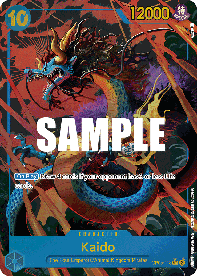 Kaido (118) (Alternate Art) - Awakening of the New Era - SEC - OP05-118