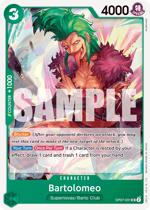 Bartolomeo - 500 Years in the Future - UC - OP07-031